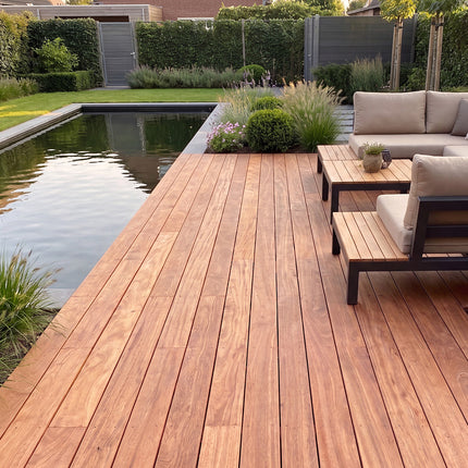 Mandioqueira Hardhouten Vlonderplank 21x145x3350