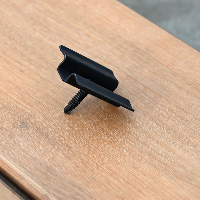 B-Fix Black-One - Zwarte b-fix clips voor blinde bevestiging