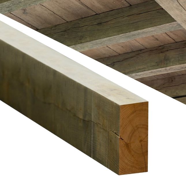 Eiken balk 75x200