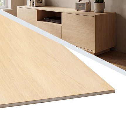 Eiken dikfineer 4 mm op  plaat  foutvrij-Rustiek A 20x1220x2400 mm