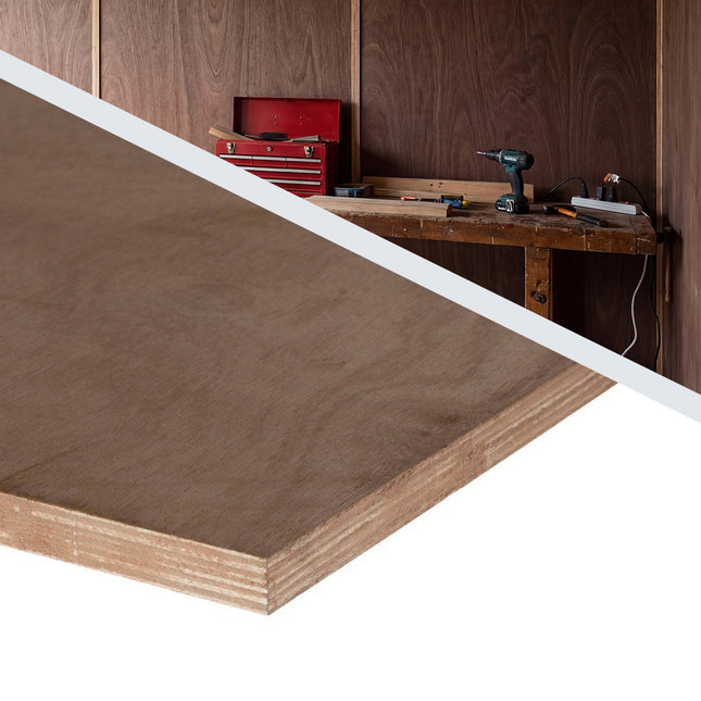 Hardhout Multiplex blank 12x1220x2440 mm (Interieur)