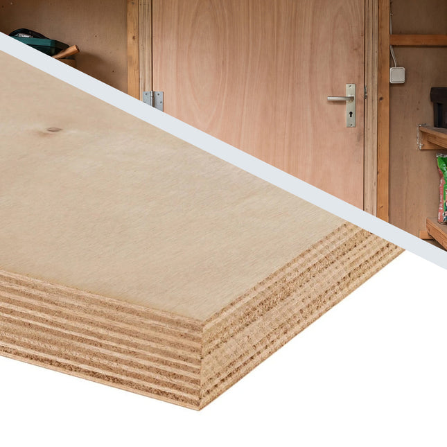 Okoume multiplex deurplaat blank 40x950