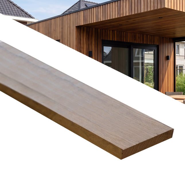 Thermisch Fraké Geschaafd Ronde Hoek 20x90 mm