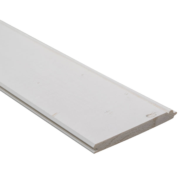 Vuren kraaldelen wit gegrond 18x195x4800 mm