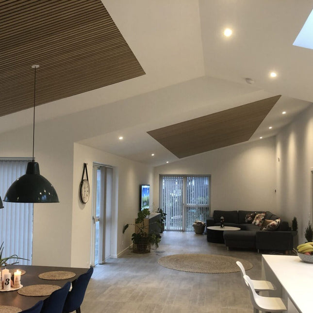 Akupanel Klassiek Eiken (Grijze vilt) 600x2400 mm