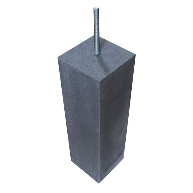 Betonpoer antraciet 200 mm zonder facet rand