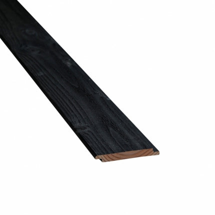 Sponningplank zwart 16x190x5000
