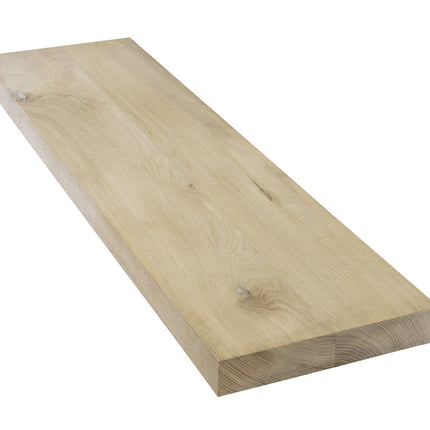 Eiken traptreden Rustiek 38x300x1000 mm