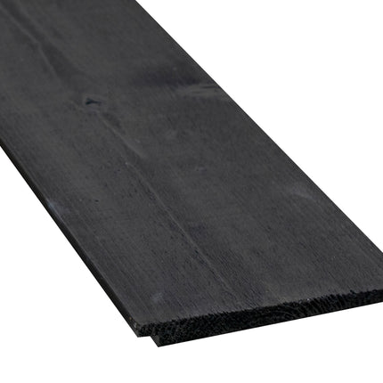 Vuren gemodificeerd Zweeds Rabat Zwart fijnbezaagd 10/21x190x5100