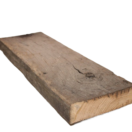 Eiken Wagonplank Ruw 45x130x2700
