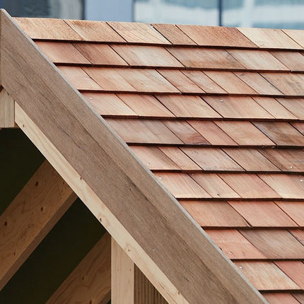 Red cedar Houten Dakpannen - Bundel (3 laags) Red Cedar shingles per 2.33 m2