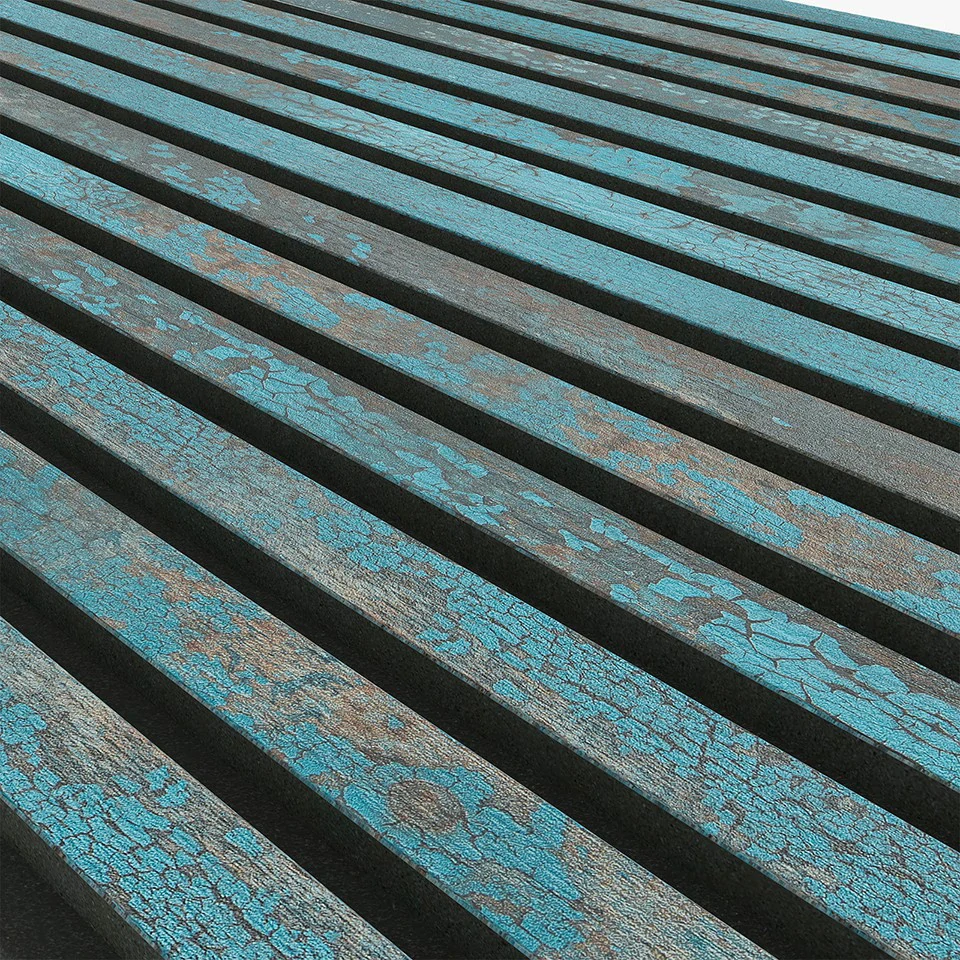 Akupanel Blue Oxide 600x2400 mm